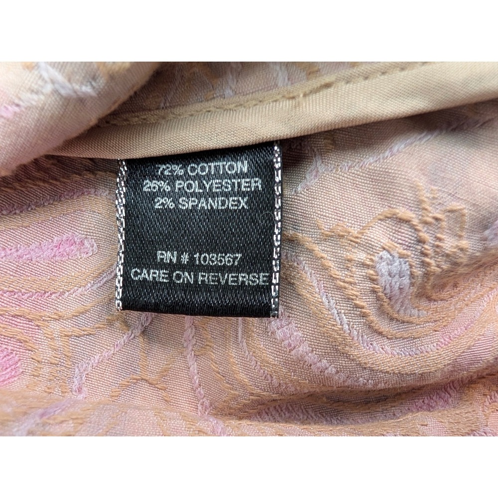 Silver Krossing Jacket Women's Size XL Plaid Paisley Textured Button Front Retro - Picture 10 of 13